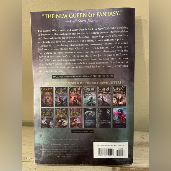 City of Fallen Angels The Mortal Instruments 4, Cassandra Clare - Picture 3 of 3